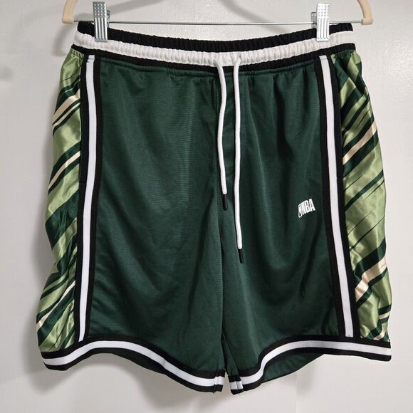 Officially Licenced NBA Men’s Basketball Training Short Green w/ Stripe Size Med - Picture 1 of 10